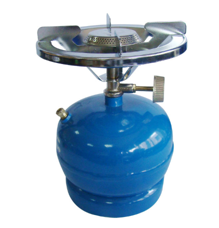 small gas cylinder with stove
