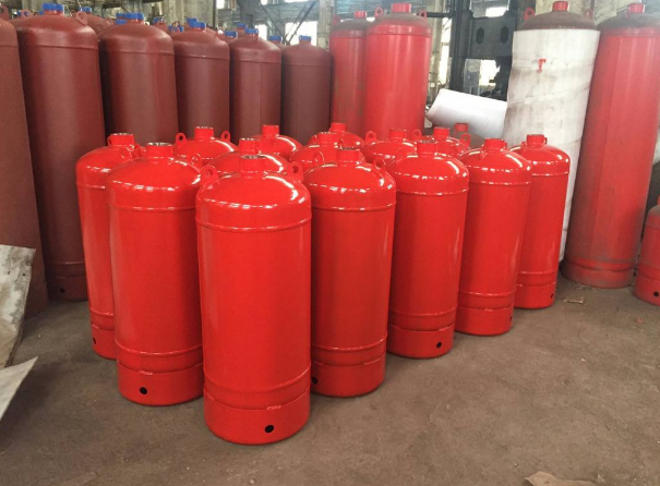 big stainless steel gas cylinder