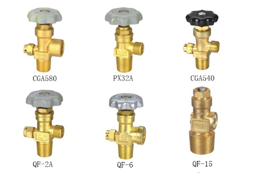 argon gas cylinder valve sizes