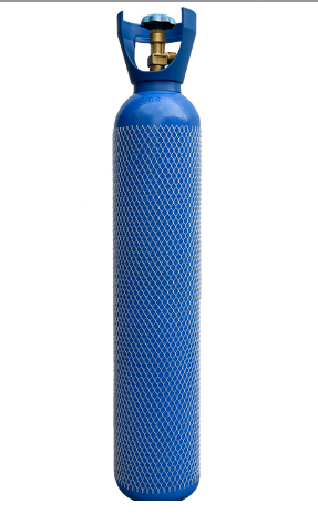 small helium gas cylinder